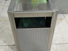 物業小區小型室內不銹鋼果皮箱